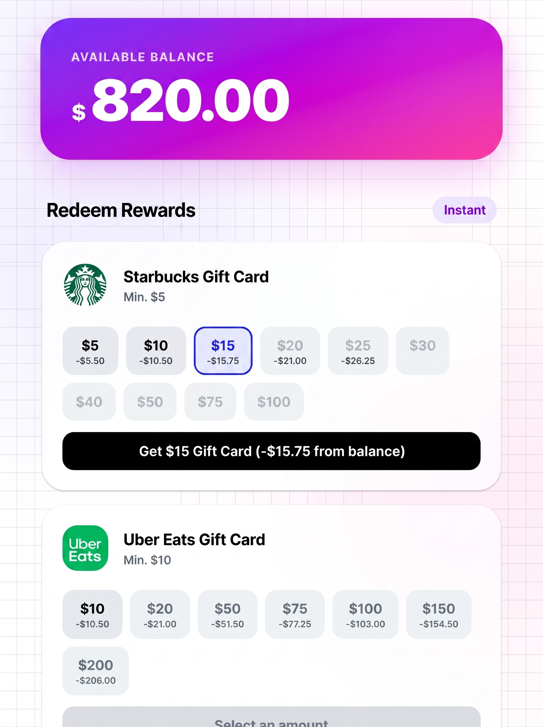 Work on paid projects